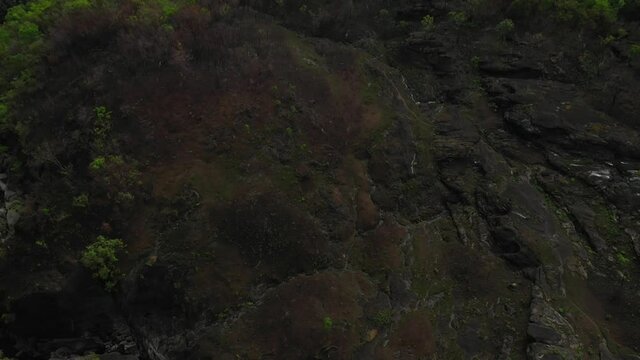 A vis&atilde;o de um p&aacute;ssaro do Vale do Luar proximo a vila de S&atilde;o Jorge, Goias