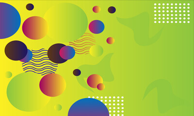 bright neon green color background gradient shape