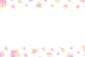 Obraz na płótnie Canvas pink flowers background