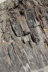 France, ville de Collioure côte rocheuse