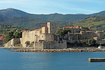 Fototapeta na wymiar France, ville de Collioure