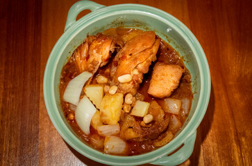 Thai Chicken massaman curry. Thai food