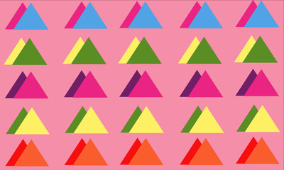 seamless pattern with arrows geometric shape pink background triangle theme
nice and interesting to look at