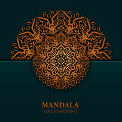 Luxury creative ornamental mandala design 