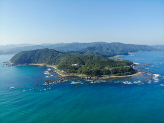 Fototapeta na wymiar 高知県黒潮町　伊の岬の風景