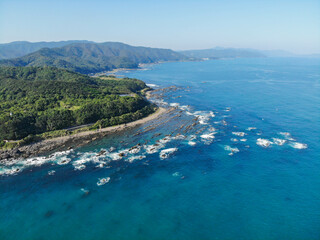 高知県黒潮町　伊の岬の風景