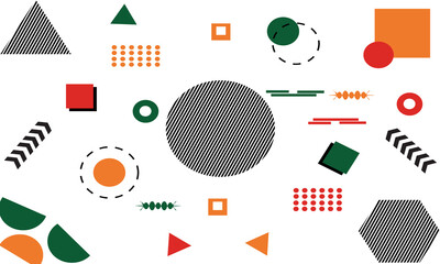 geometric shape with set of elements