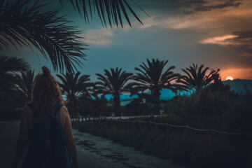 atardecer