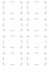 トンボのイラスト。印刷時の断裁位置を示すトリムマーク 。