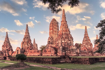 Wat Chai Watthanaram temple in Ayutthaya