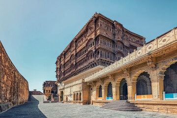 Mehrangarh Fort in Jodhpur, Rajasthan, India