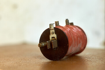 Ignition coil from a Soviet motorcycle