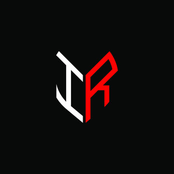 IR letter logo creative design. IR unique design
