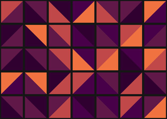 Abstract Geometric Pattern generative computational art illustration