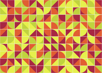 Obraz premium Abstract Geometric Pattern generative computational art illustration