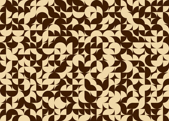 Abstract Geometric Pattern generative computational art illustration
