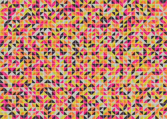 Abstract Geometric Pattern generative computational art illustration