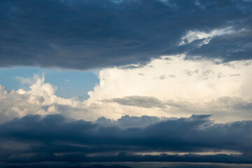 nimbus clouds, Sky natural backgrounds.