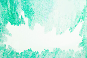 Abstract pink watercolor on white background.The color splashing in the paper.It is a hand drawn.