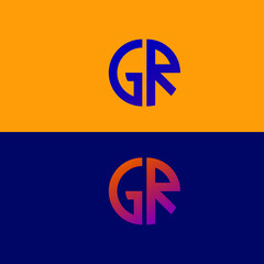 Obraz premium GB initial letter logo vector template | Creative modern monogram Circle logo 