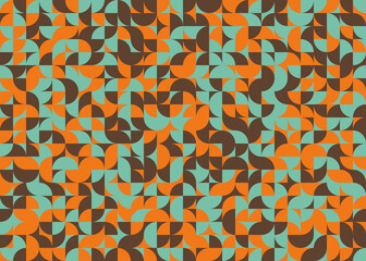 Abstract Geometric Pattern generative computational art illustration