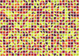 Abstract Geometric Pattern generative computational art illustration