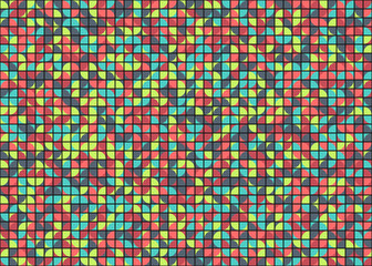 Abstract Geometric Pattern generative computational art illustration