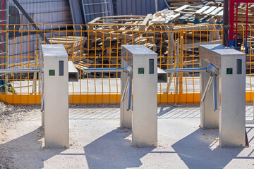 Construction Site Turnstile