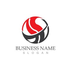 Fototapeta premium Business corporate S letter logo