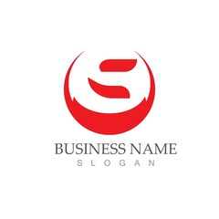 Business corporate S letter logo