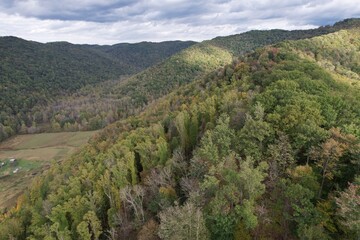 Naklejka premium Valley View Appalachian Mountains 