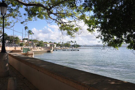 The majestic view from Paseo del Moro, Old San Juan, Puerto Rico
