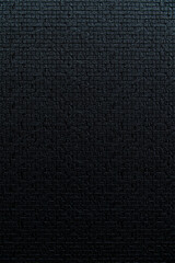 黒色の正方形模様の石壁