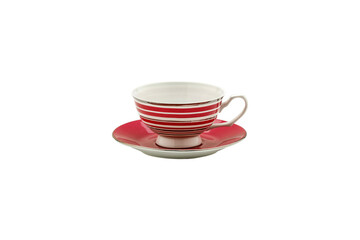 Tea pot on white background and free space for your decoration. 