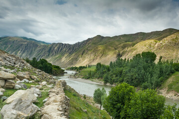 Fototapeta na wymiar River Kunduz (Afghanistan)