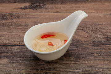 Vietnamese vinegar sauce with chili