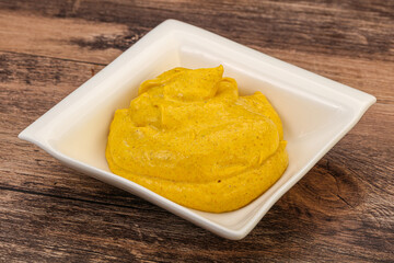 Asian Curry sauce in the bowl