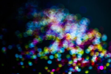 glittering shine bulbs lights background. abstract blurred of bl