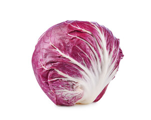 Fototapeta premium Radicchio, Red salad isolated on white background.