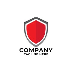 Technology protection shield sman logo icon vector template.