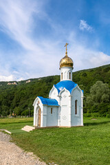 Chapel at the site of the execution of the Cossacks near the village of Dakhovskaya, Republic of Adygea, Russia