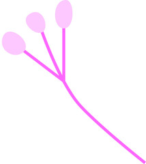 Decoration in modern style floral