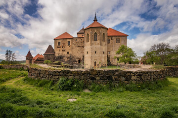 Historic water castle Svihov. Czech