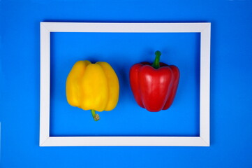 Red and yellow bell peppers