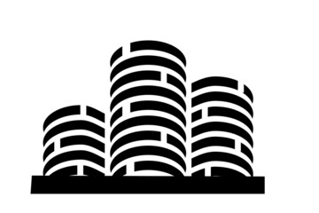 Obraz premium building, house, home, villa, logo, building logo, real estate ,house logo, hoe logo , building icon , house icon , home icon , city, city logo, city icon , villa logo, villa icon , vector ,