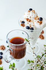 cup of tea with mint