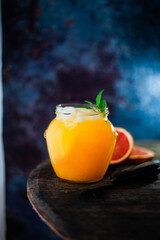 glass of orange juice