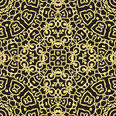 Seamless floral pattern. Ethnic Style Colorful ornamental decoration for different purposes.