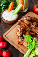 grilled chicken with vegetables