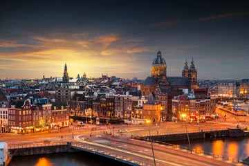 Gardinen Amsterdam, Niederlande Old Centre District © SeanPavonePhoto